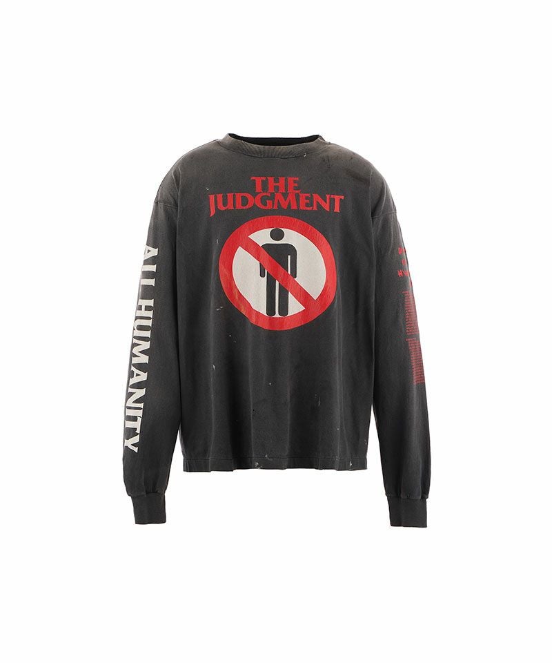 SAINT MICHAEL＞LS TEE/THE JUDGMENT/BLACK | MAKES ONLINE STORE