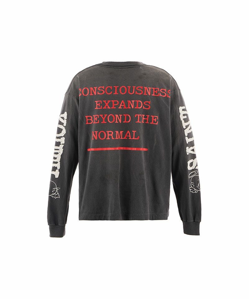 SAINT MICHAEL＞LS TEE/SAINT YOUTH/BLACK | MAKES ONLINE STORE