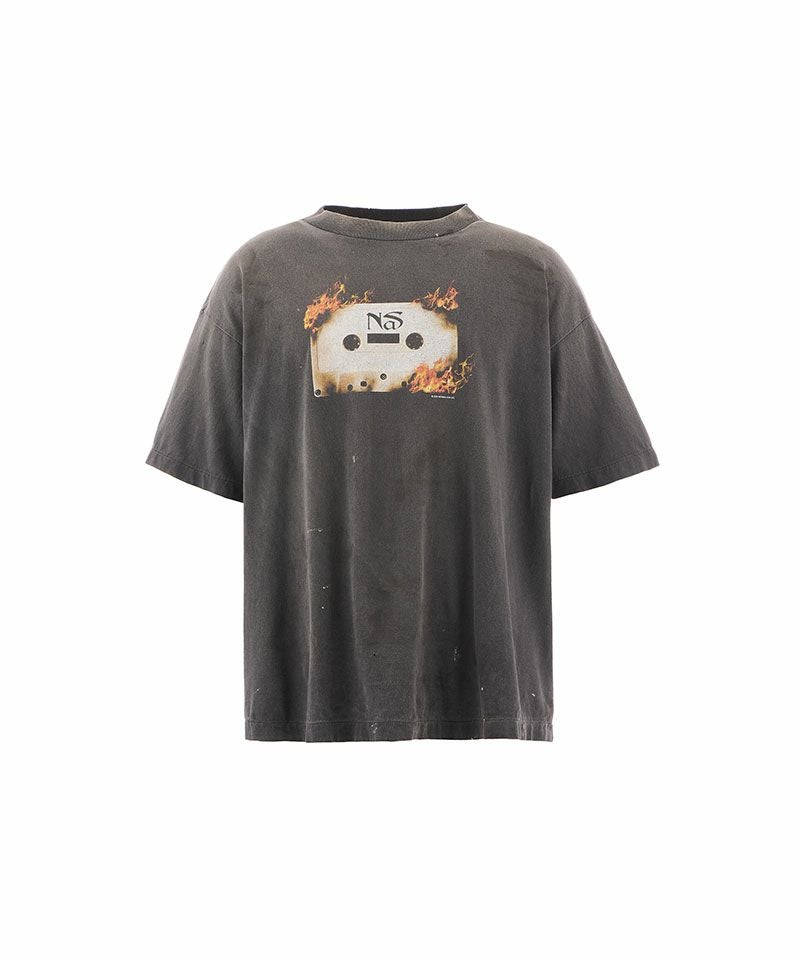 SAINT MICHAEL＞NAS_SS TEE/BLACK | MAKES ONLINE STORE