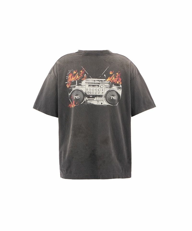 SAINT MICHAEL＞NAS_SS TEE/BLACK | MAKES ONLINE STORE
