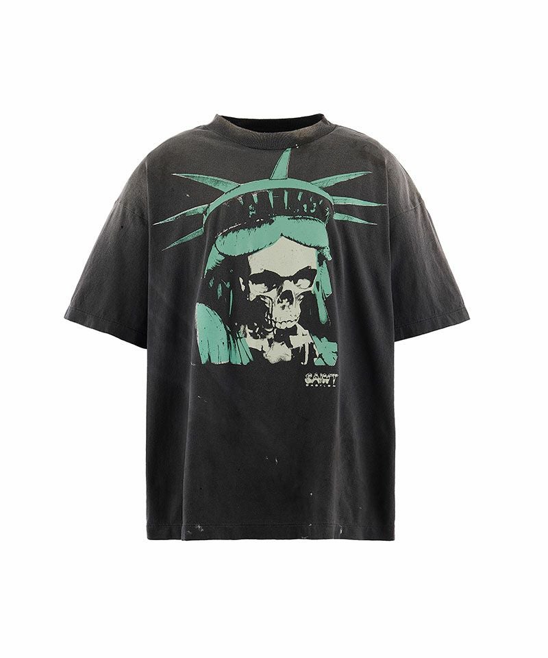 SAINT MICHAEL＞BBLN_SS TEE/SAINT BABYLON/BLACK | MAKES ONLINE STORE