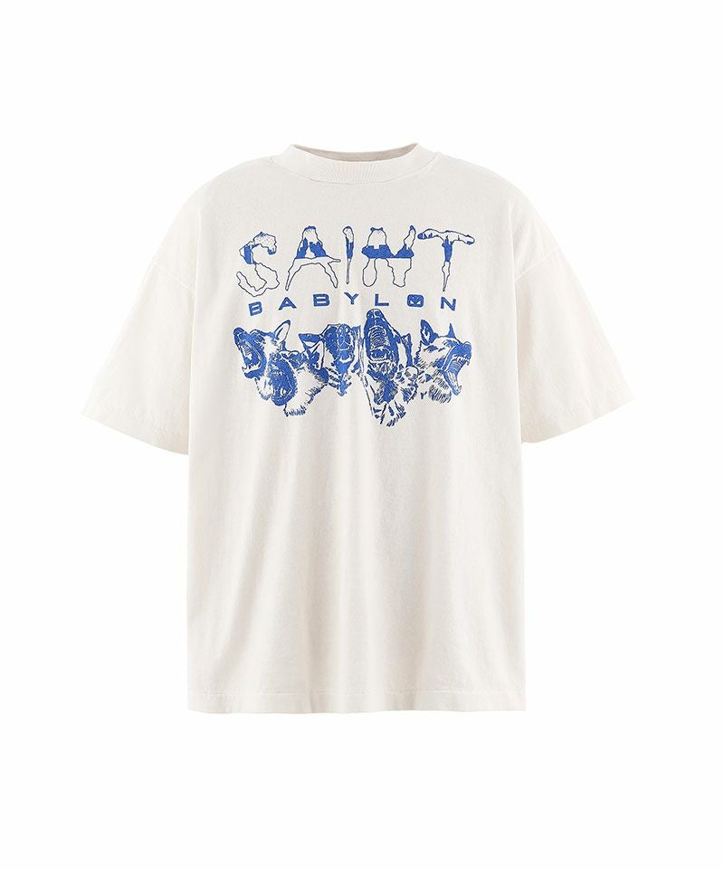 SAINT MICHAEL＞BBLN_SS TEE/SAINT BABYLON/WHITE | MAKES ONLINE STORE