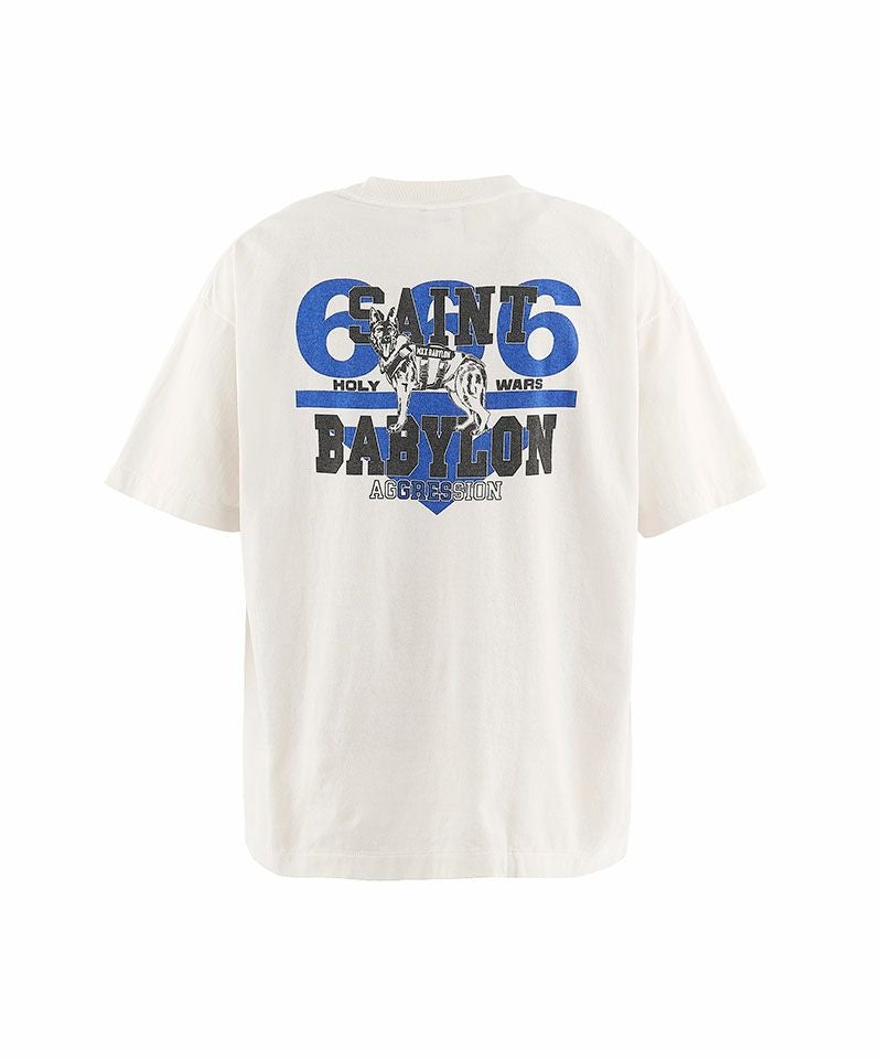 saint michael セントマイケル BABYLON LA 新品未使用 SAINT MICHAEL＞BBLN_SS TEE/SAINT BABYLON/WHITE | MAKES ONLINE STORE