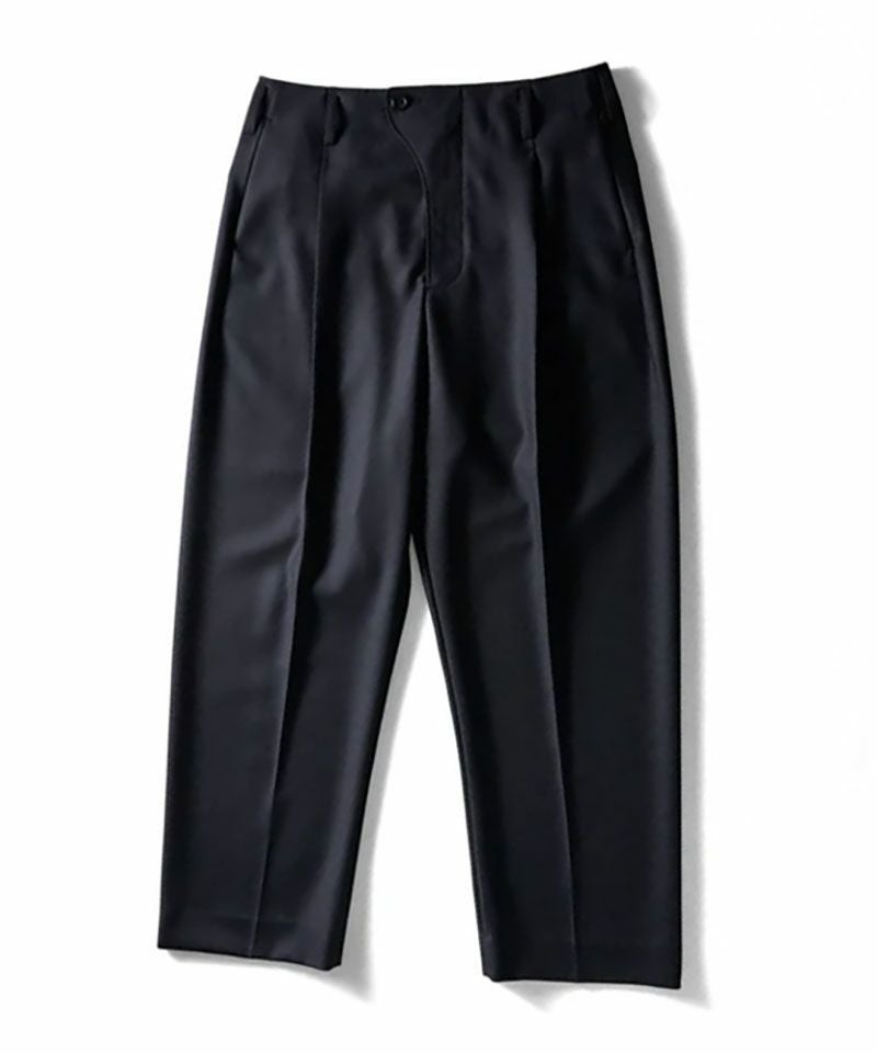 ＜山内＞ヘビーウールツイル・サイドシームレスワンタックパンツ 山内＞ヘビーウールツイル・サイドシームレスワンタックパンツ | MAKES