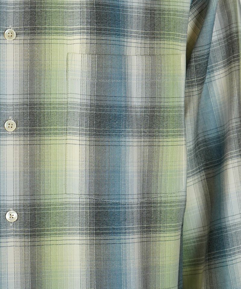 AURALEE＞SUPER LIGHT WOOL CHECK SHIRT | MAKES ONLINE STORE