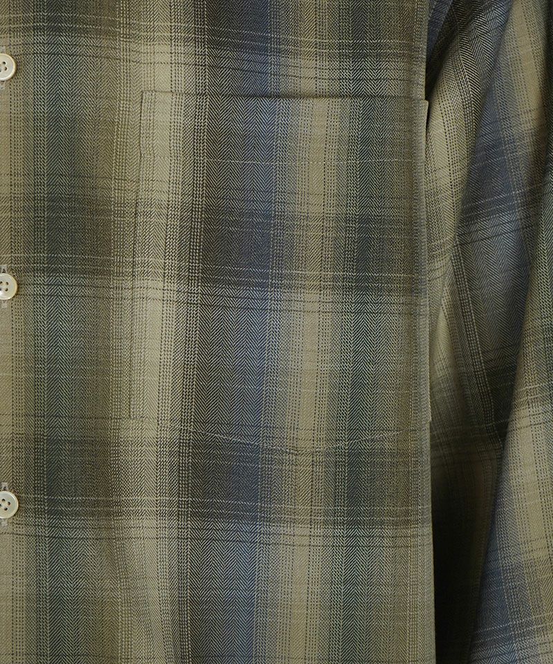 AURALEE＞SUPER LIGHT WOOL CHECK SHIRT | MAKES ONLINE STORE