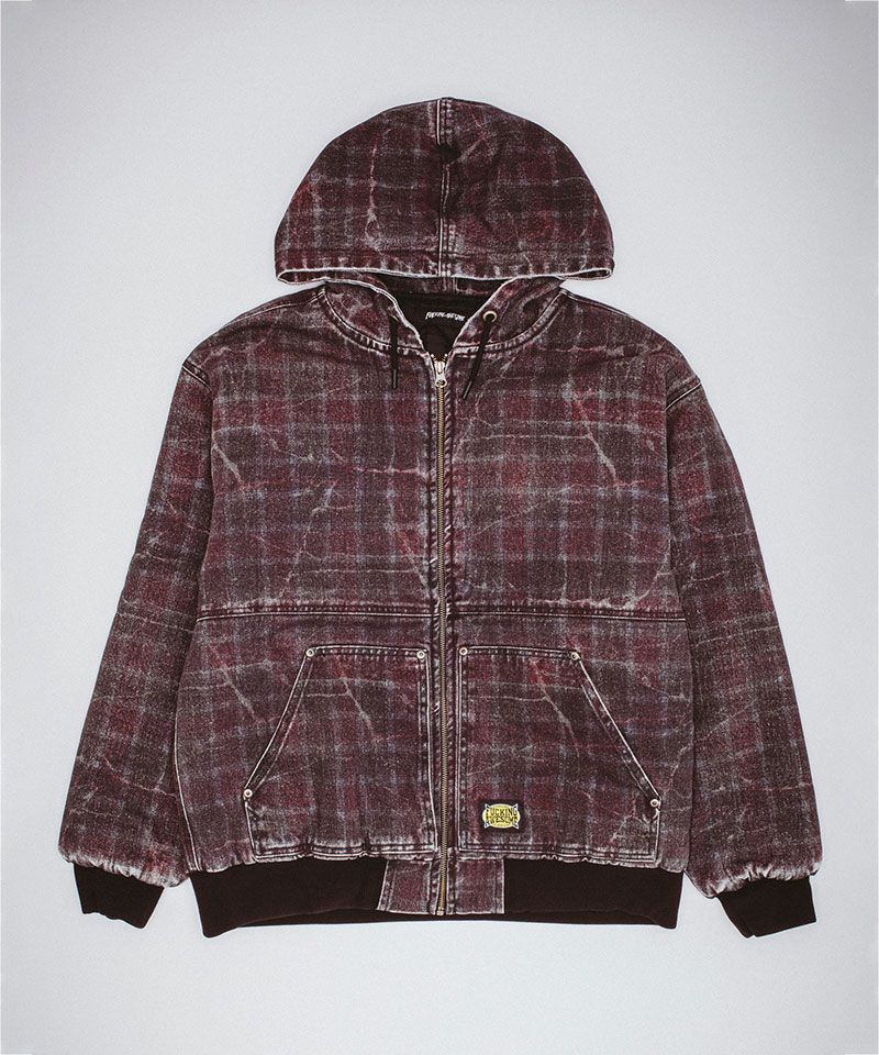 ＜Fucking Awesome＞Distressed Plaid KO Work Jacket