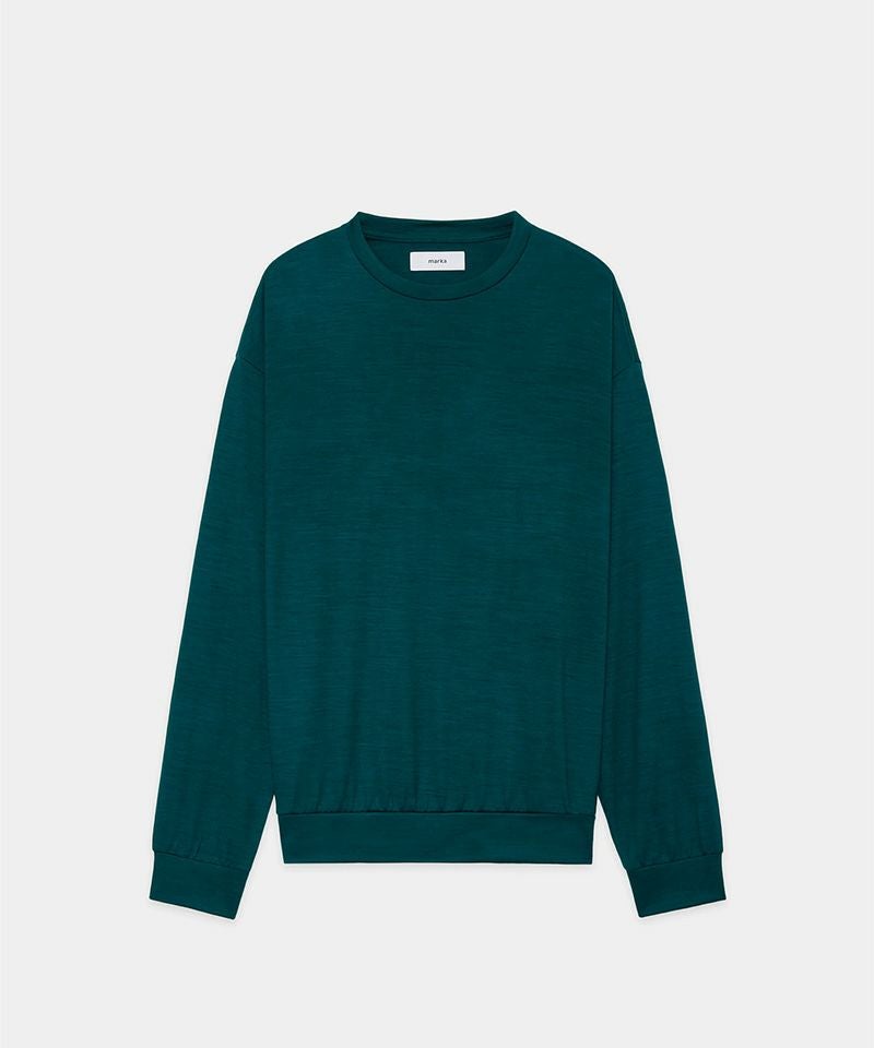 marka＞2/72 Wool Single Jersey Washable Crew Neck | MAKES ONLINE STORE