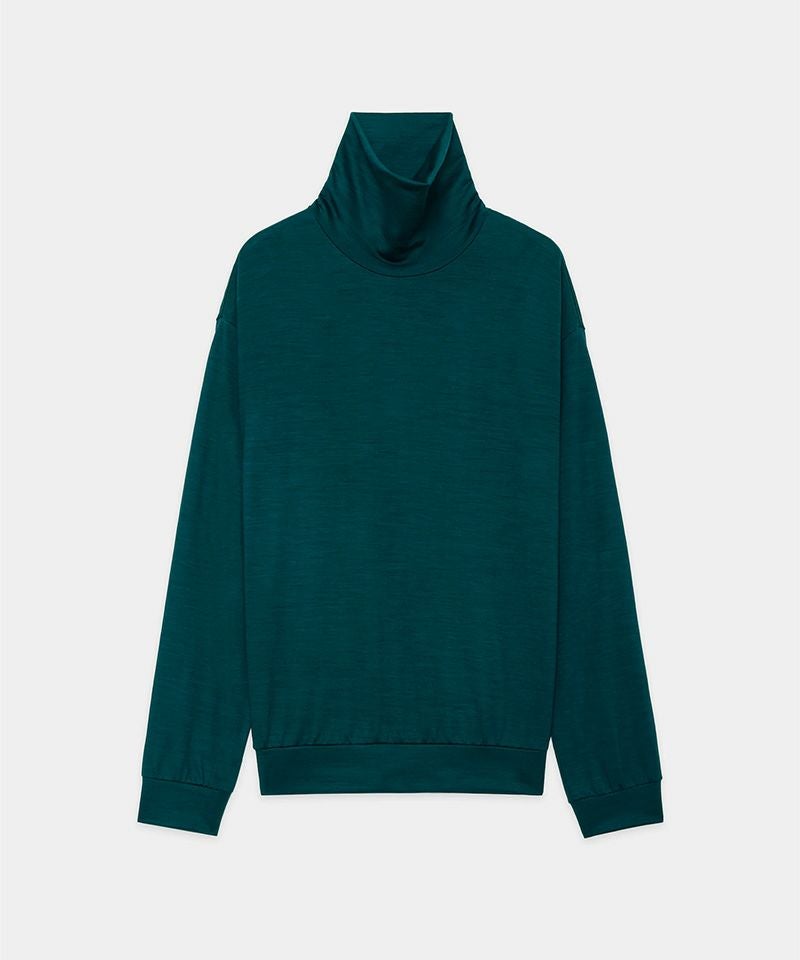 marka＞2/72 Wool Single Jersey Washable Turtle Neck | MAKES ONLINE