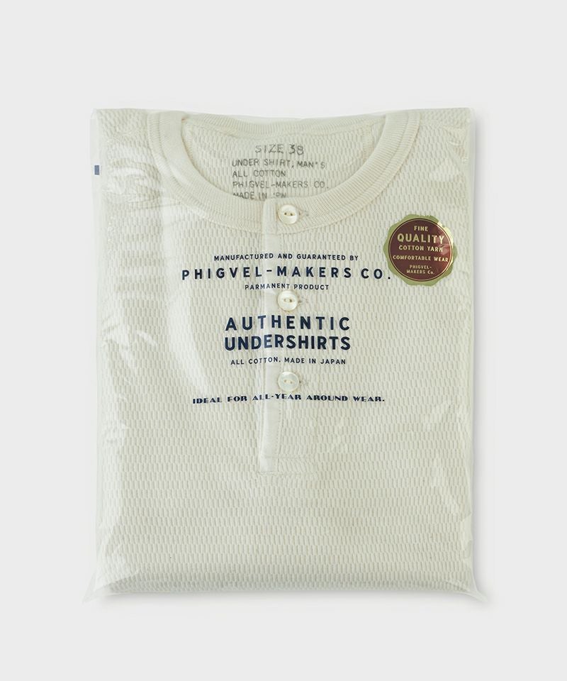 PHIGVEL＞THERMAL HENLEY TOP | MAKES ONLINE STORE