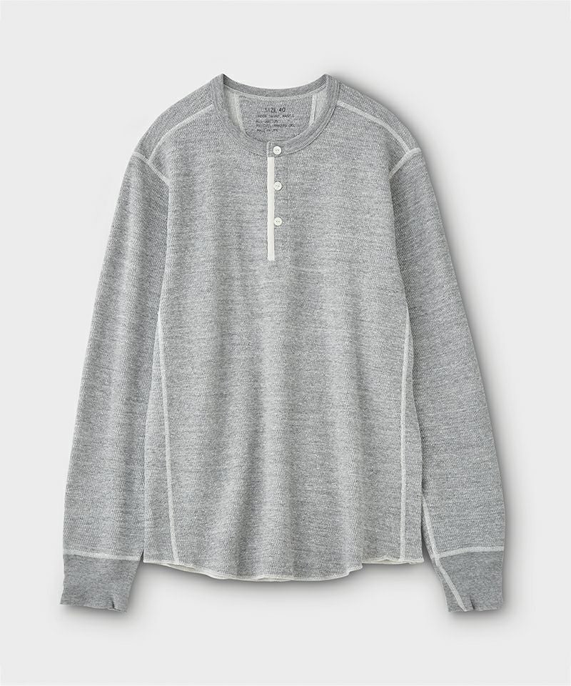 PHIGVEL＞THERMAL HENLEY TOP | MAKES ONLINE STORE