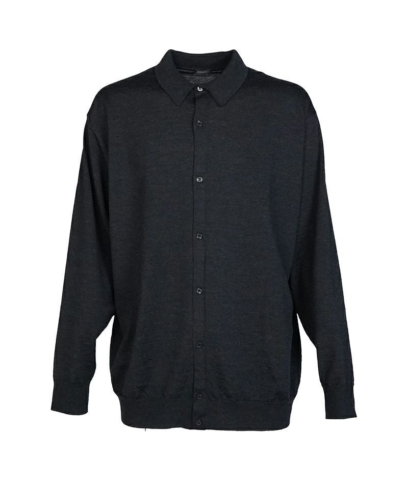 COMOLI＞ウール 衿つきカーディガン | MAKES ONLINE STORE