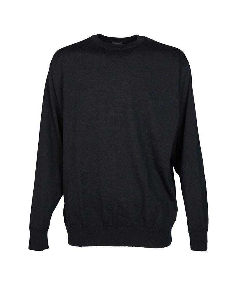 ＜COMOLI＞ウール クルーネックニット