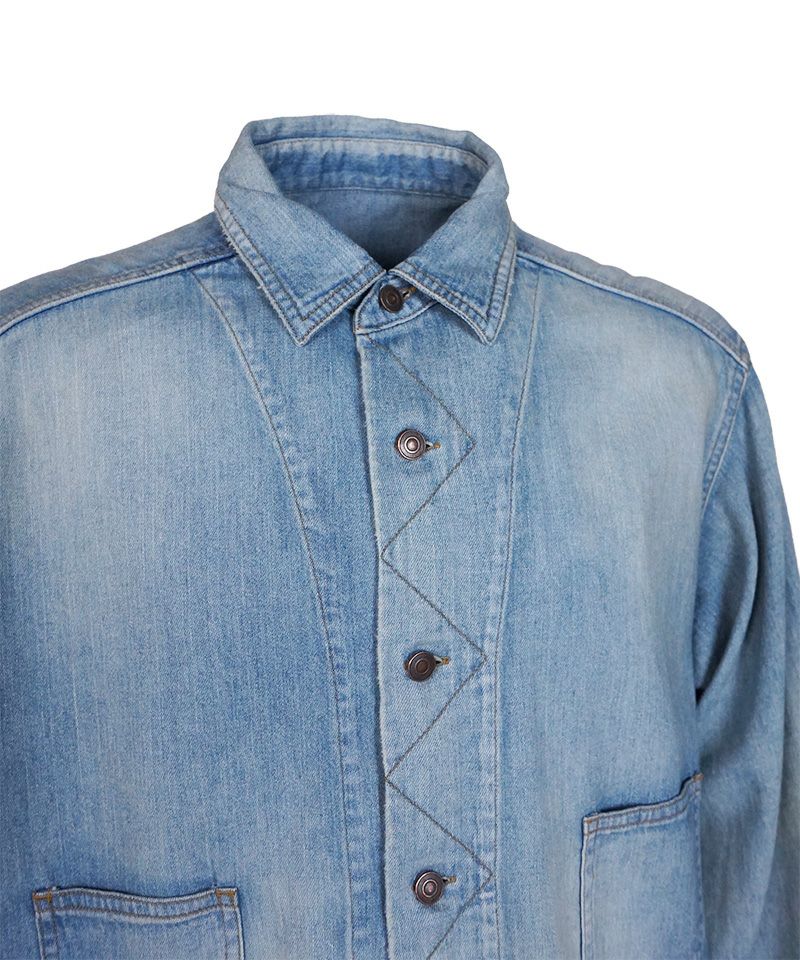 MAATEE&SONS＞DENIM SHIRTS COVERALL | MAKES ONLINE STORE
