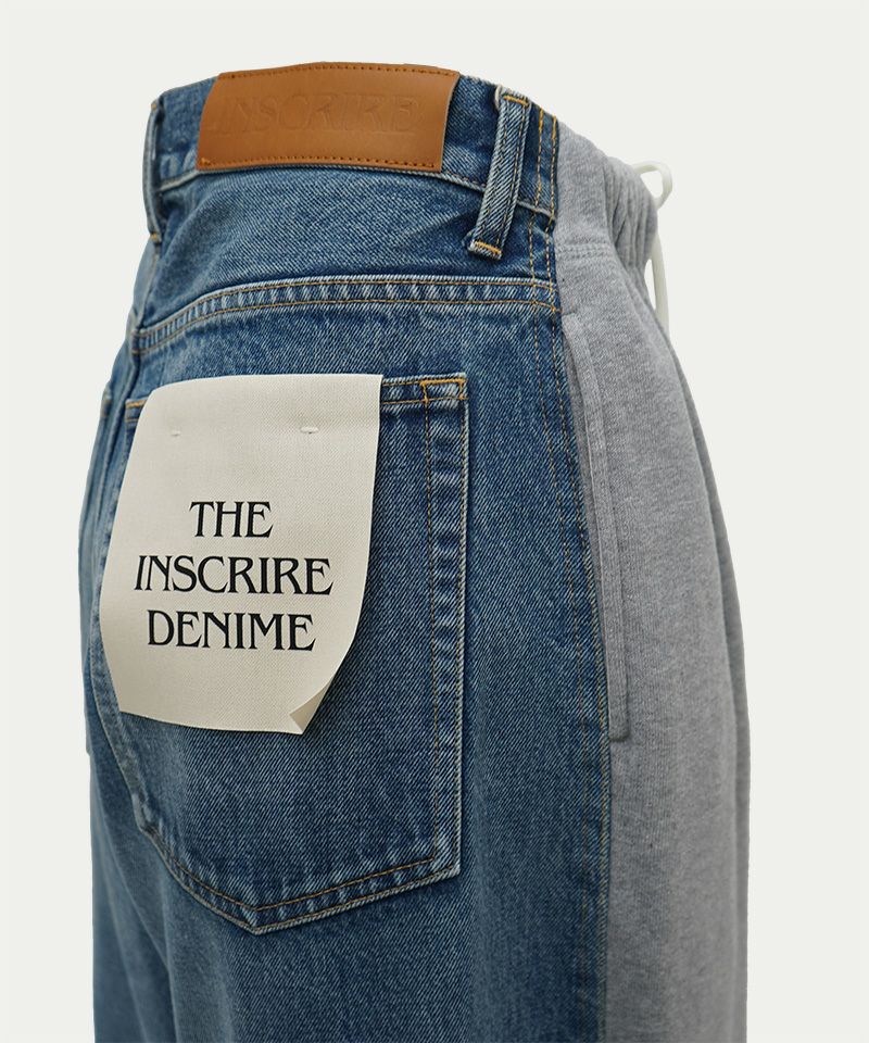 INSCRIRE>Hybride Sweat Denim Pants (IC252DAIDPT50) | MAKES ONLINE INSCRIRE>Hybride Sweat Denim Pants (IC252DAIDPT50) | MAKES ONLINE