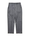 ＜SOPHNET.＞FLANNEL WOOL SHIRRING SLIM-FIT SLACKS