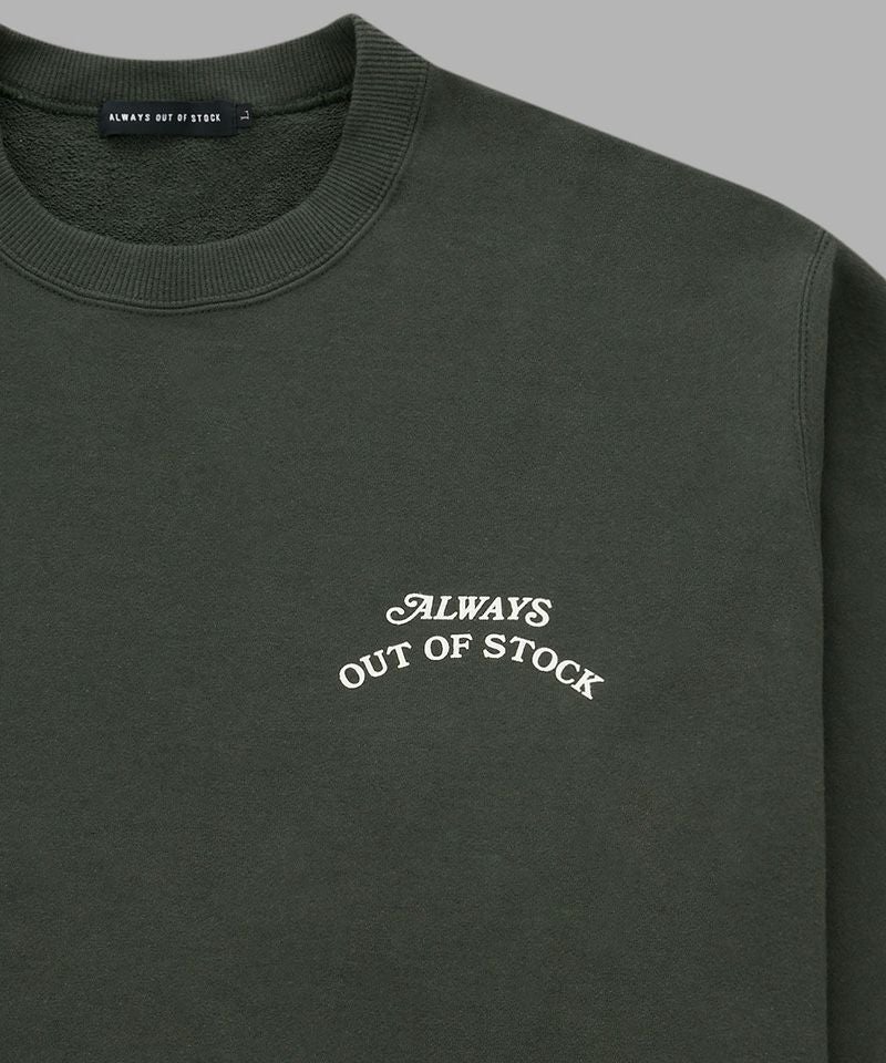 ALWAYS OUT OF STOCK＞BASIC LOGO CREWNECK | MAKES ONLINE STORE