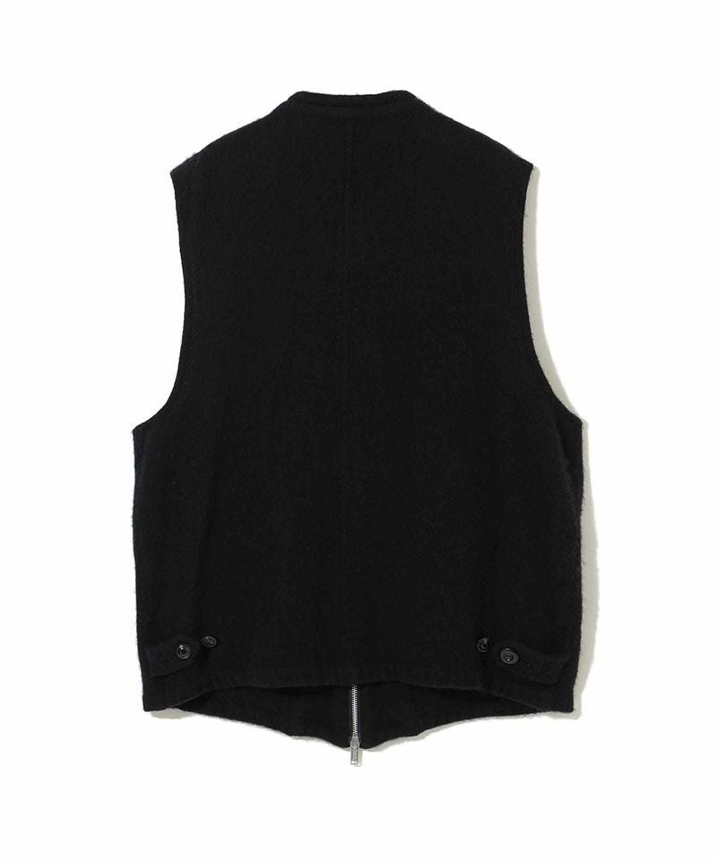 UNDERCOVER アンダーカバー 縮絨ウール ベスト アイモチーフボタン UNDERCOVER＞縮絨ウールベスト | MAKES ONLINE STORE