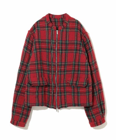 UNDERCOVER＞縮絨ウールCHECKブルゾン | MAKES ONLINE STORE
