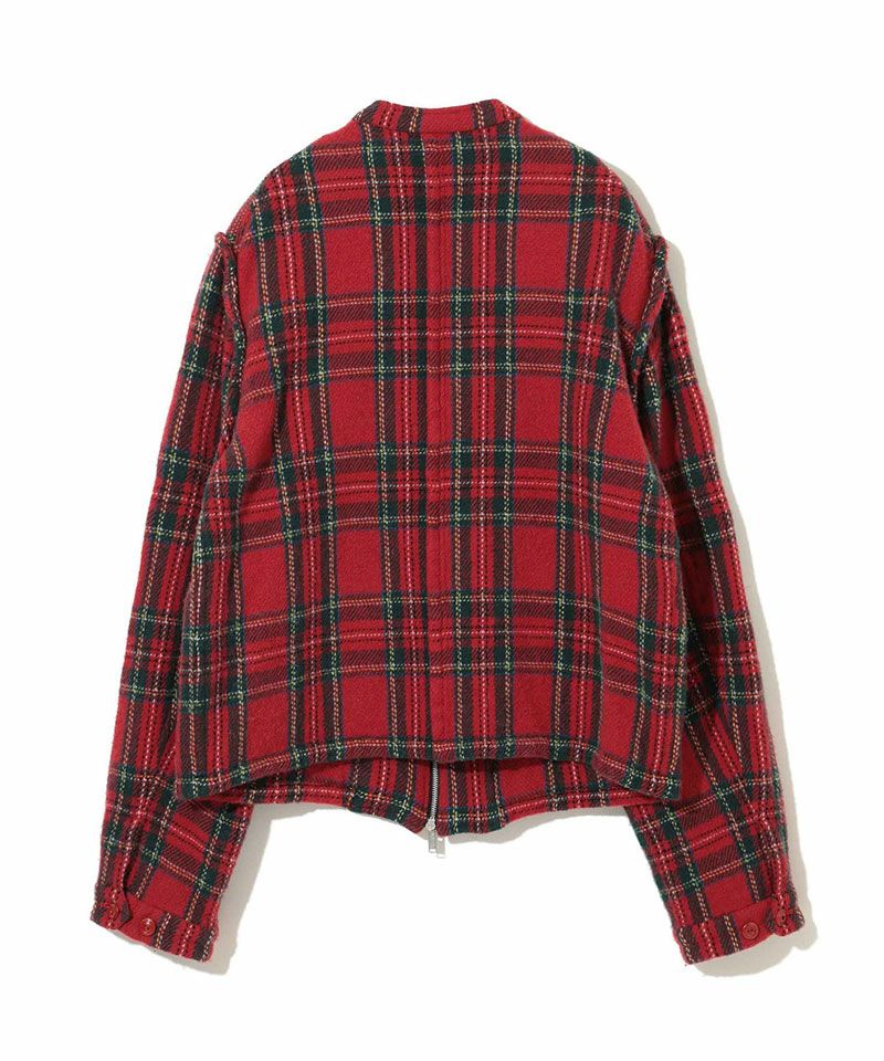 UNDERCOVER＞縮絨ウールCHECKブルゾン | MAKES ONLINE STORE
