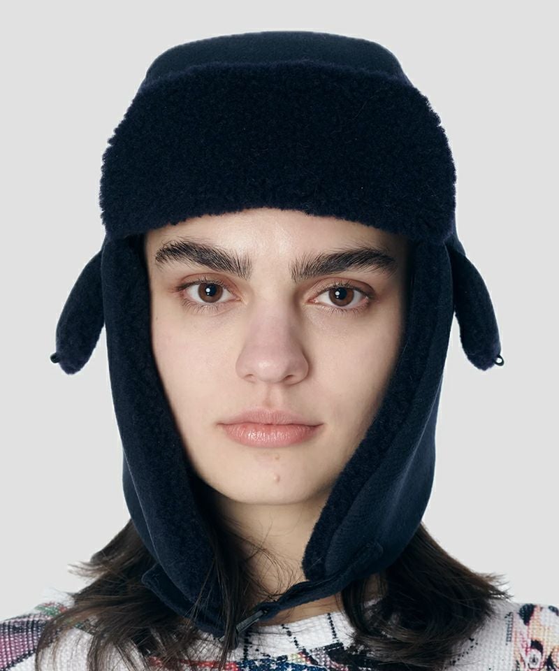 ＜RASSVET＞UNISEX WOOL TRAPPER HAT WOVEN