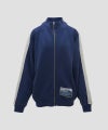 ＜RASSVET＞MEN PATCH ZIP TRACK TOP KNIT