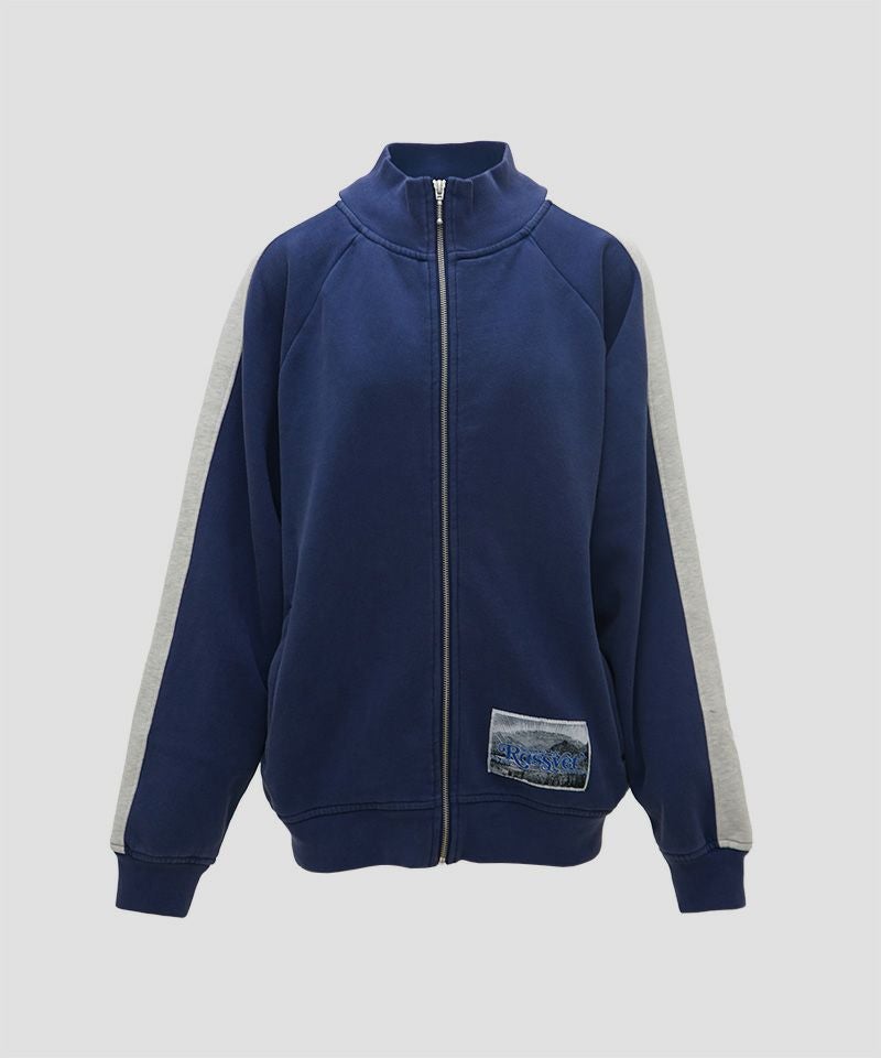 ＜RASSVET＞MEN PATCH ZIP TRACK TOP KNIT