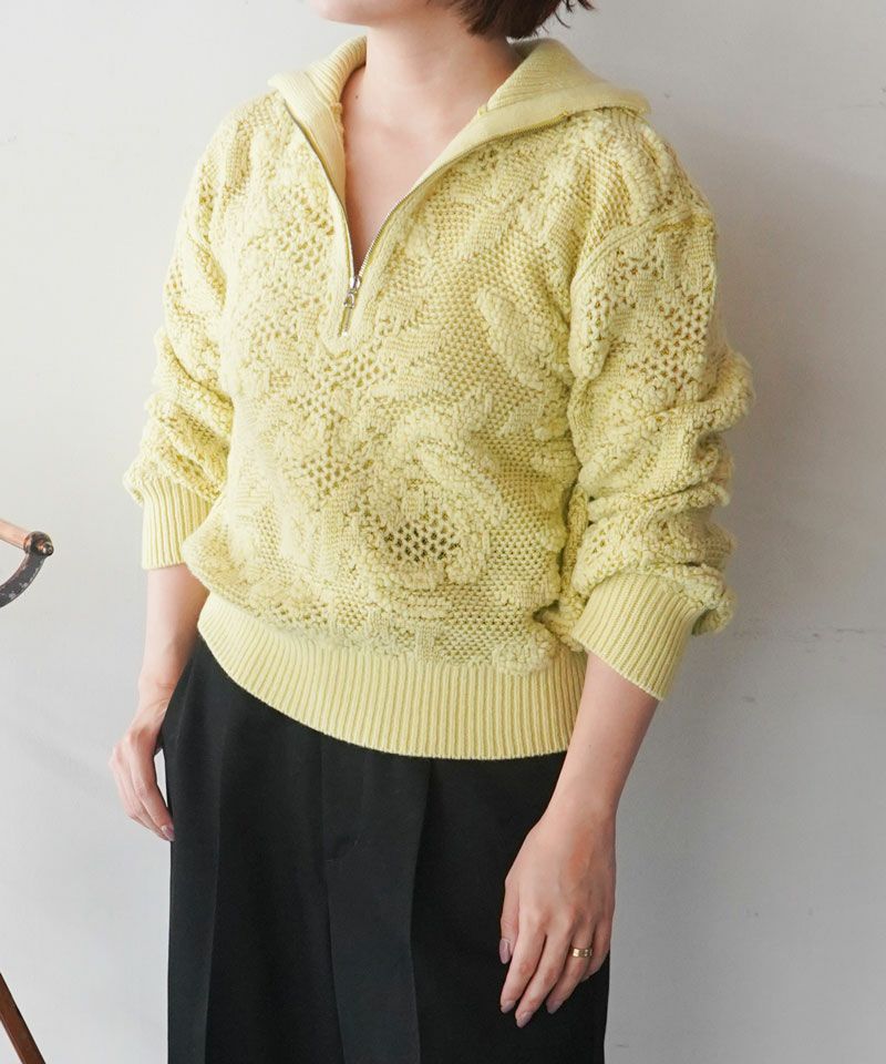 PHOTOCOPIEU＞HALF-ZIP SWEATER | MAKES ONLINE STORE