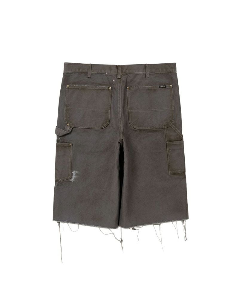 KAMIYA＞BORO Duck Painter Wide Bermuda Pants | MAKES ONLINE STORE