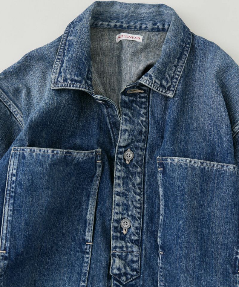 NICENESS＞I.COXON / (エイジドエフェクトデニムジャケット) | MAKES