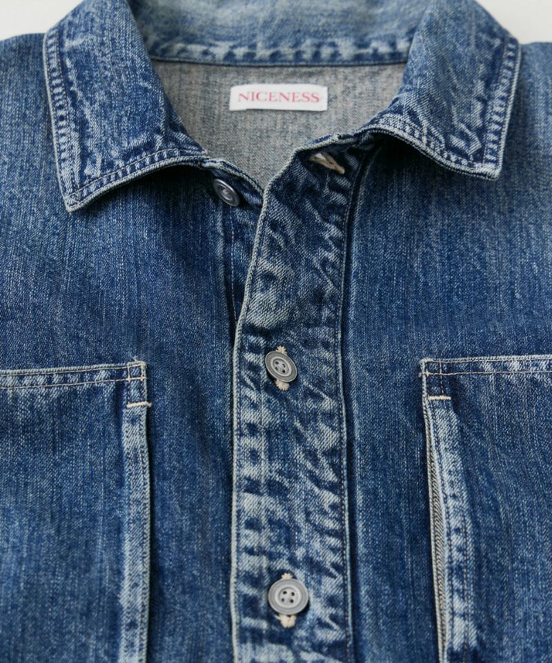 NICENESS＞I.COXON / (エイジドエフェクトデニムジャケット) | MAKES