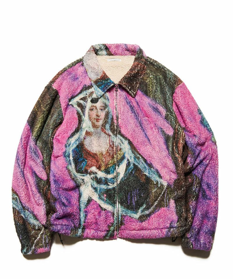 uniform experiment＞ASGER JORN: PAINTING FLEECE BLOUSON | MAKES