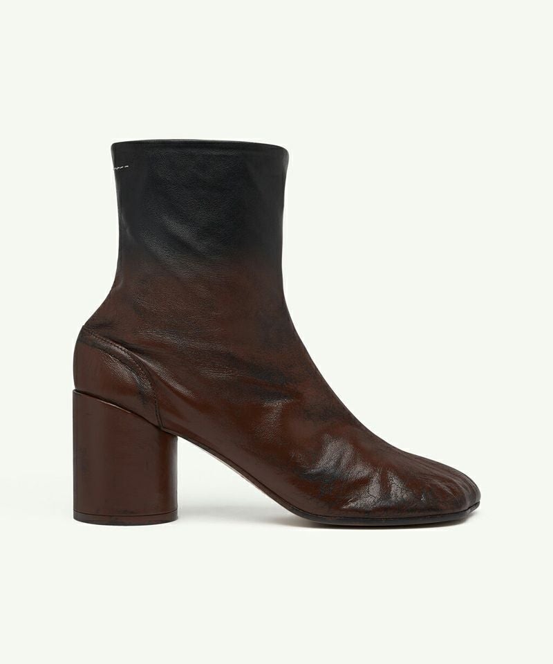 MM⑥ Maison Margiela＞アナトミック ブロックヒールブーツ | MAKES