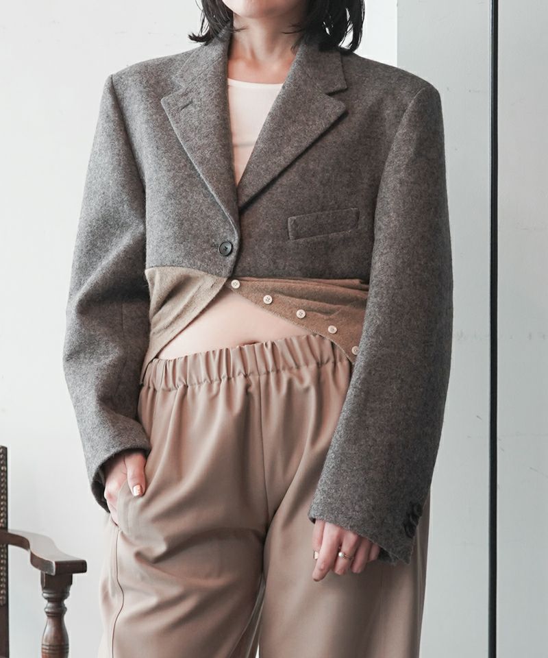 『新品未使用品』JULIE KEGELS TUCKA JULIE KEGELS＞BLAZER | MAKES ONLINE STORE