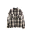 ＜SAINT MICHAEL＞BB_FLANNEL SHIRT/CHECK/BLACK