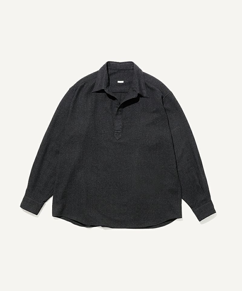 A.PRESSE＞Wool Skipper Shirt | MAKES ONLINE STORE