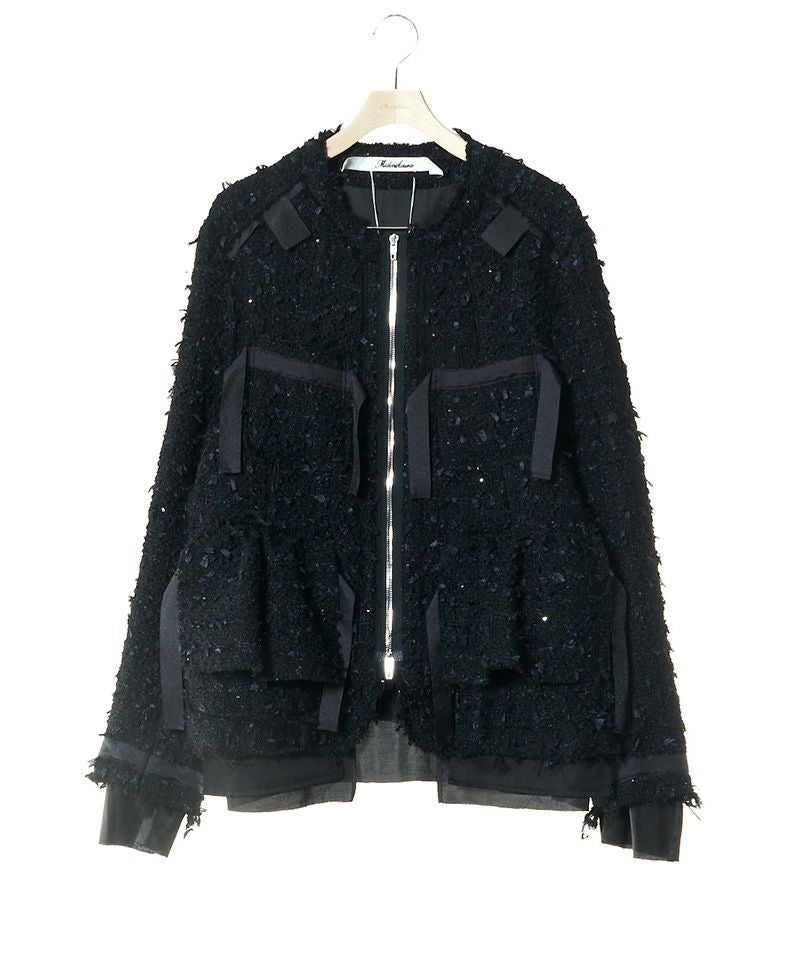 ＜Midorikawa＞FANCY TWEED JACKET