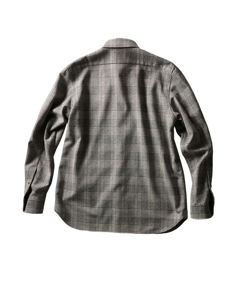 山内＞ネップシルクウール・オープンカラーシャツ | MAKES ONLINE STORE