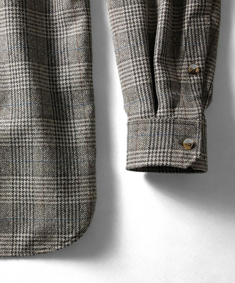 山内＞ネップシルクウール・オープンカラーシャツ | MAKES ONLINE STORE
