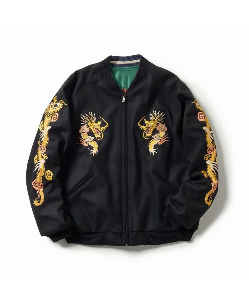 ＜GOLD＞SOUVENIR JACKET "DRAGON HEAD"
