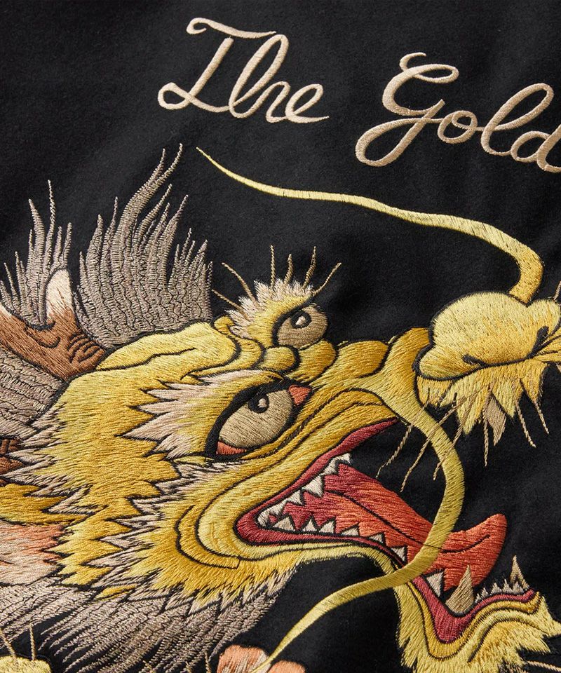 GOLD SOUVENIR JACKET DRAGON Lサイズ GOLD＞SOUVENIR JACKET 