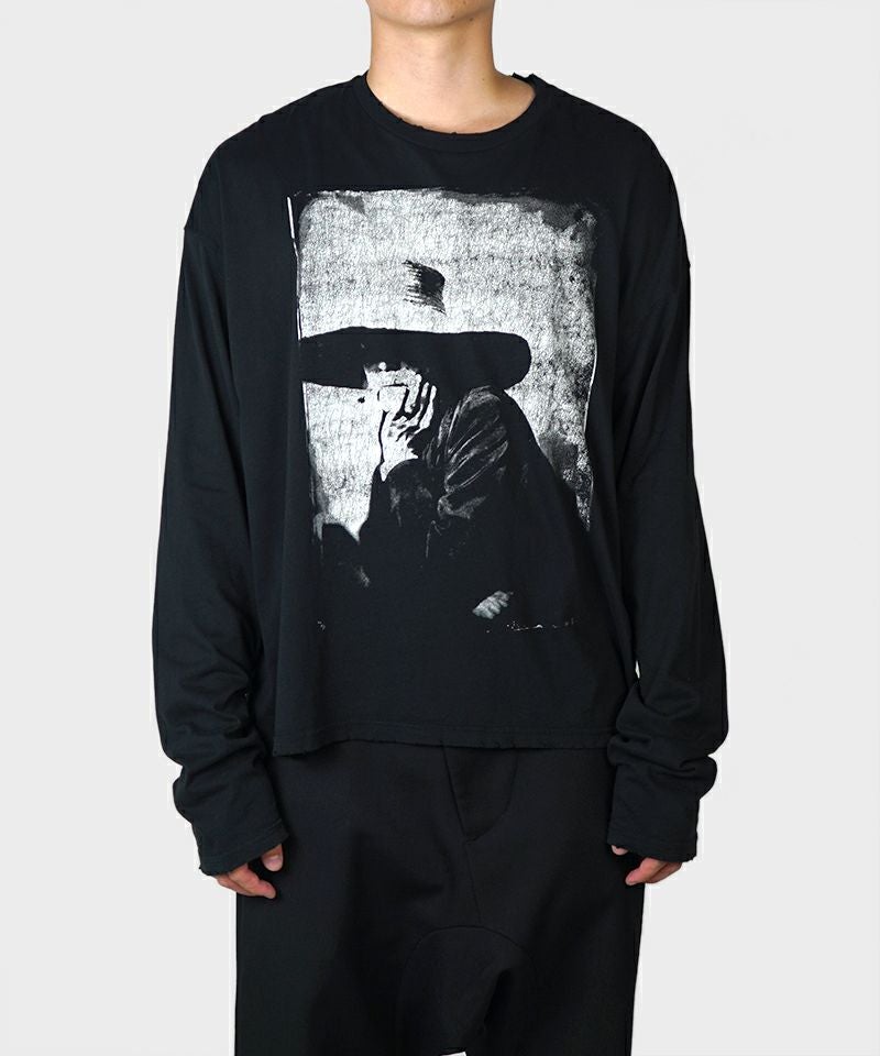Ann Demeulemeester＞EMIL RELAX FIT LONG SLEEVE BOXY T-SHIRT