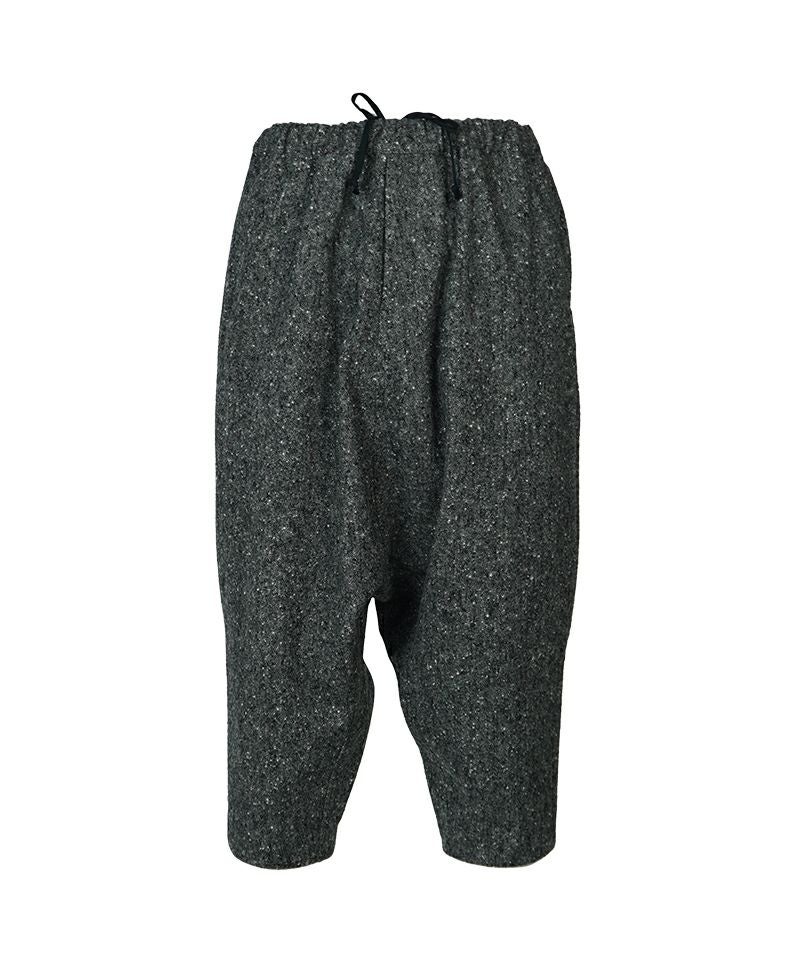 BLACK COMME des GARCONS＞ウール/ナイロン ネップツイード パンツ (1P