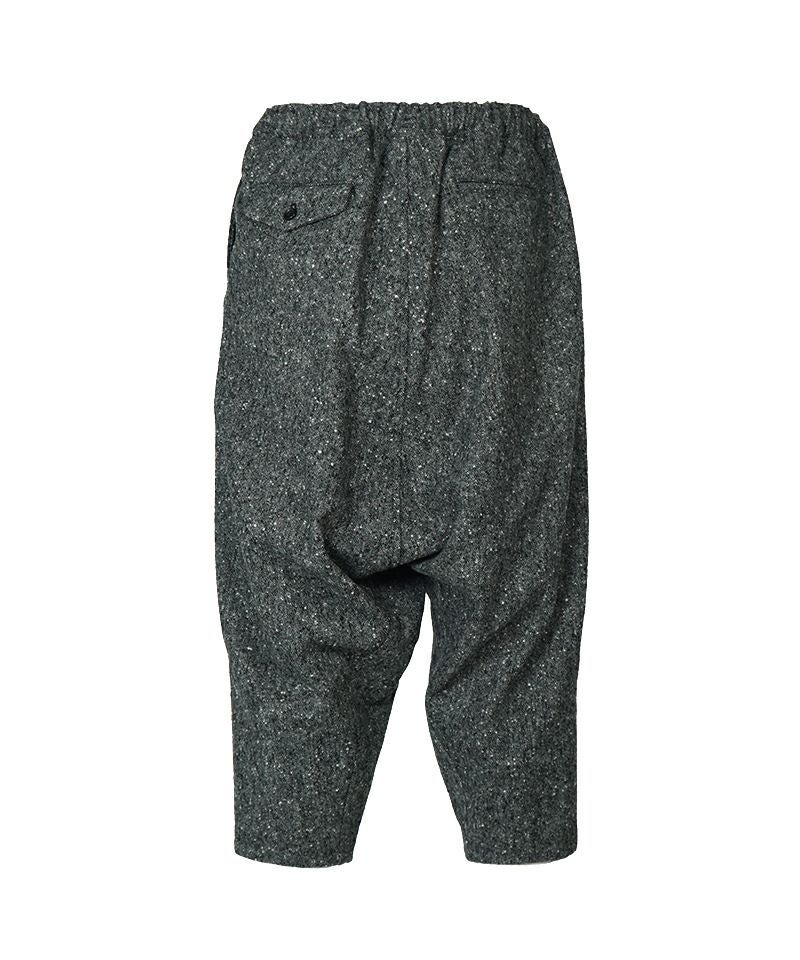 BLACK COMME des GARCONS＞ウール/ナイロン ネップツイード パンツ (1P