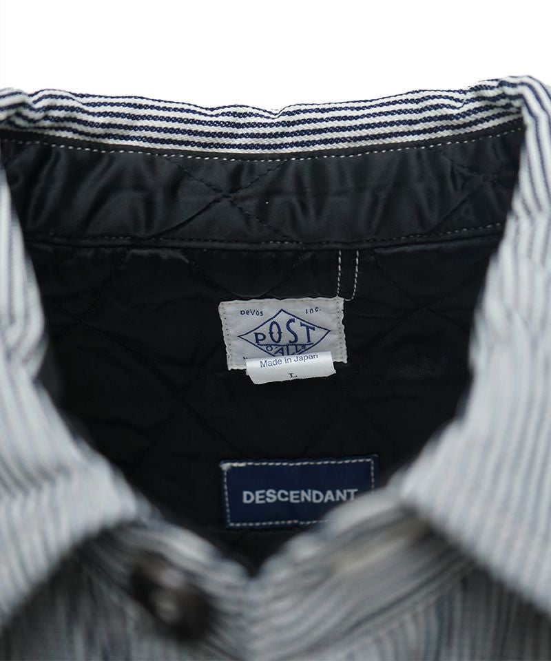 DESCENDANT＞CRA90 HICKORY STRIPE JACKET POST O'ALLS | MAKES ONLINE