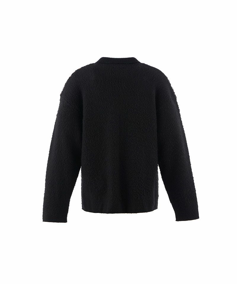 SAINT MICHAEL＞KNIT CARDIGAN/LEOPARD/BLACK | MAKES ONLINE STORE