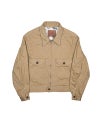 ＜The Letters＞WORKERS SHORT ZIP JACKET -COTTON TWILL-
