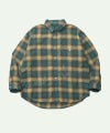 ＜MADNESS＞JAZZ-NEP DISTRESSED FLANNEL BD SHIRT