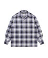 ＜WACKO MARIA＞OMBRE CHECK OPEN COLLAR SHIRT L/S(TYPE-1)
