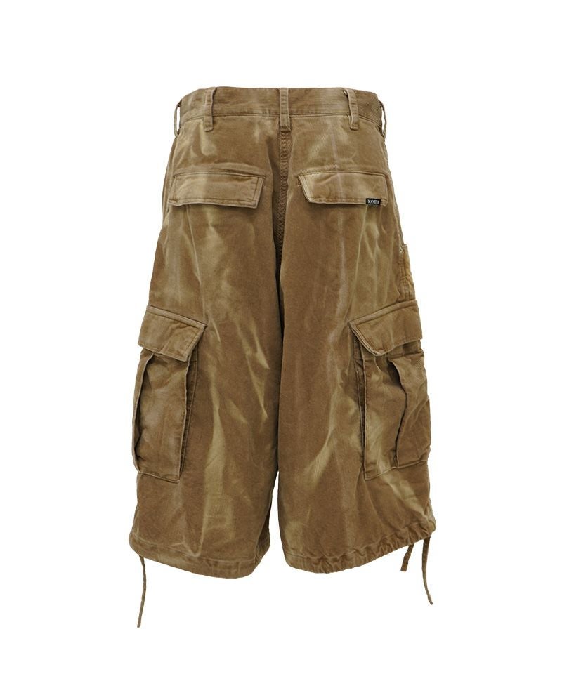 KAMIYA＞Sun-Faded Corduroy Fatigue Bermuda Shorts | MAKES ONLINE STORE